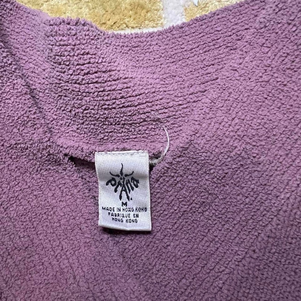 prAna Womens M Purple V-Neck Sweater Long Sleeve Knit Pullover Casual Outdoor - Picture 4 of 8